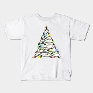 Light Christmas tree Kids T-Shirt